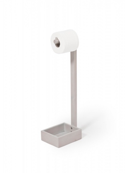 Freestanding Toilet Roll Holder - Oyster White